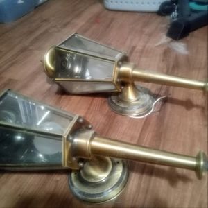 Exterior House lights brass